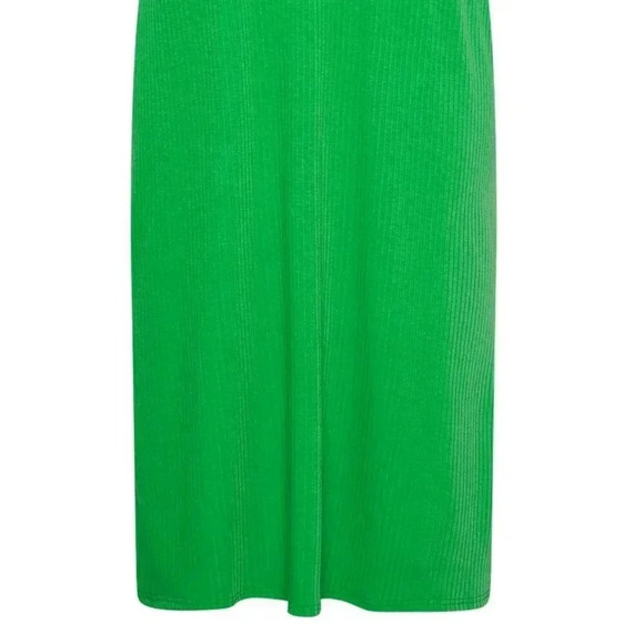 Yours | Plus Size Green Ribbed T-Shirt Dress Stretch Fabric - New with Tag! - Picture 8 of 15